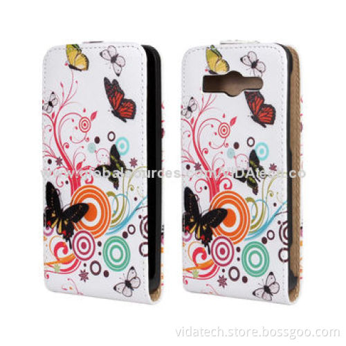 Leather Case with Flip, for Huawei G520 525, Manufacturer